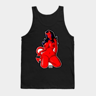 Curvy Demon Girl Tank Top